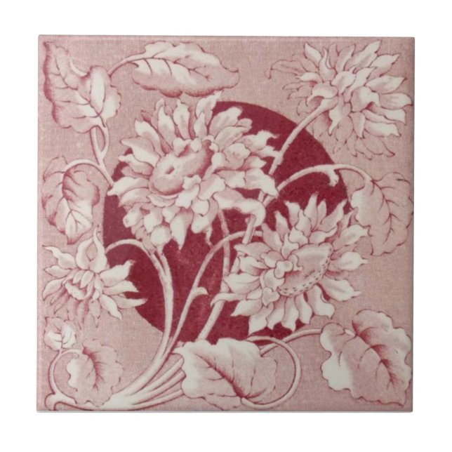 Azulejo Antigüedad Transferware de la reproducción VT0102 (Frente)