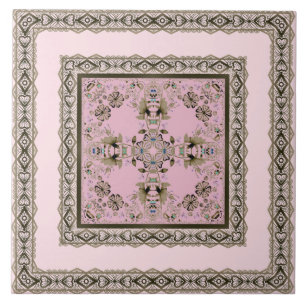 Azulejo Antiguo árabe decorativo este ornamental barroco