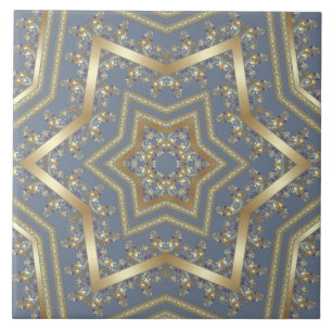 Azulejo Antiguo árabe decorativo este ornamental barroco