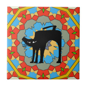 Azulejo Antiguo Estilo Español Tile Reds