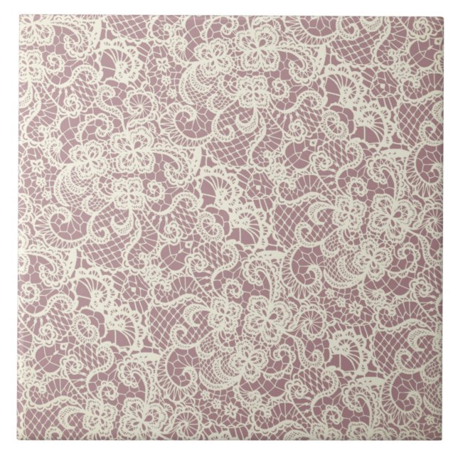 Azulejo Antiguo mosaico de encajes (Frente)