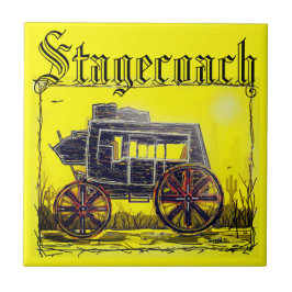 Azulejo Antiguo occidente de Stagecoach