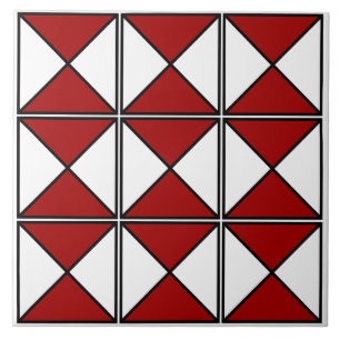 Azulejo Antiguo patrón de mosaico de cemento, añeja