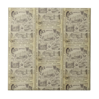 Azulejo Anuncio de periódico antiguo de cocina 
