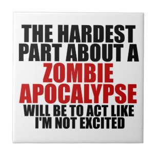 Azulejo Apocalipsis del zombi
