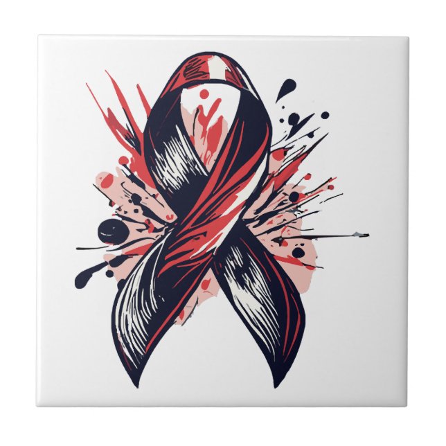 Azulejo Apoyo al cáncer (Frente)