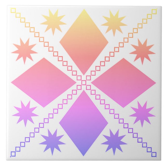 Azulejo Aqua Diamond Fun | Filtro de Ipanema | (Frente)