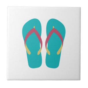 Azulejo Aqua Flip Flops