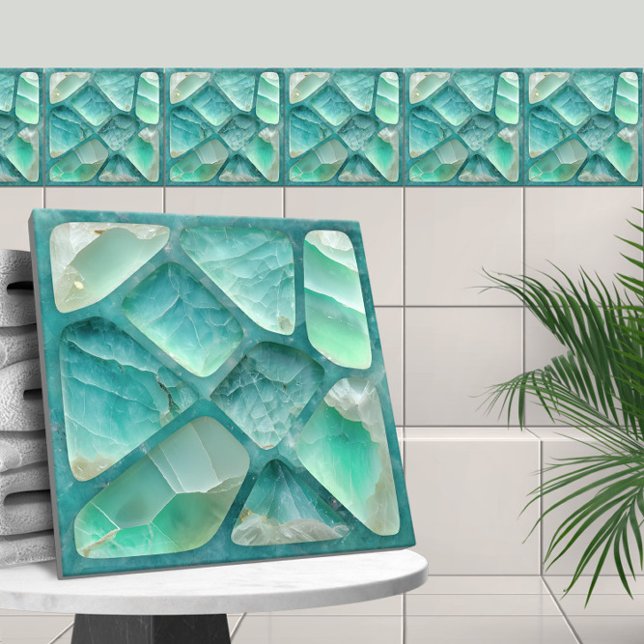 Azulejo Aquamarina - collage de células (Subido por el creador)