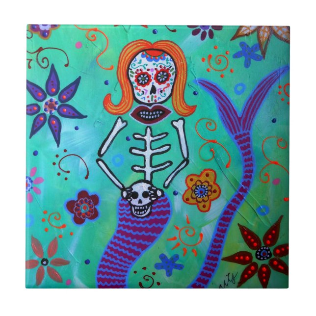 AZULEJO AQUAMARINE DE LA SIRENA (Frente)