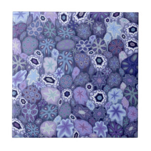 Azulejo Arándano Millefiori