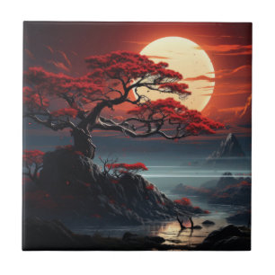 Azulejo Árbol Bonsai