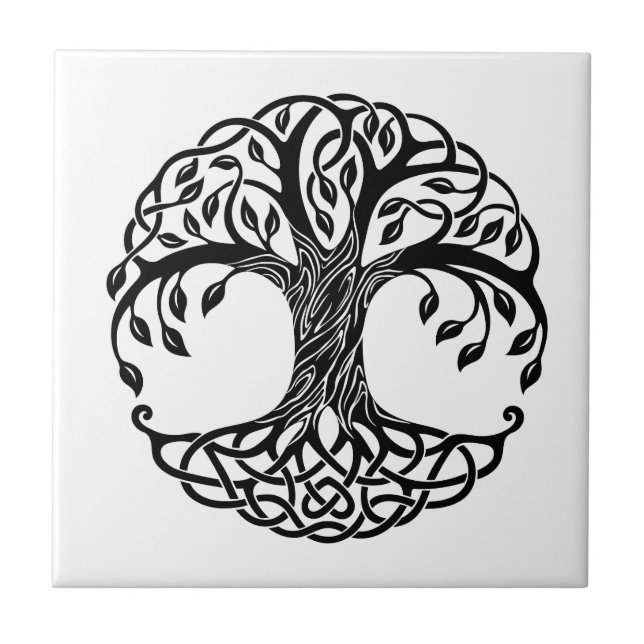 Azulejo Árbol celta de vida (Frente)