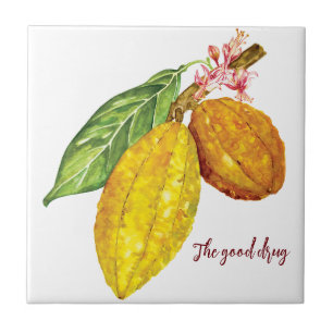 Azulejo Árbol de chocolate acuático