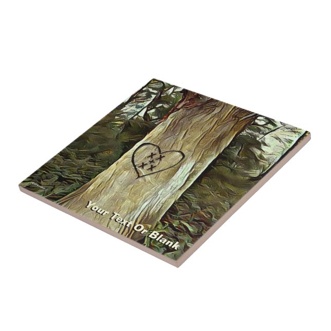 Azulejo Árbol de los amantes (Lado)