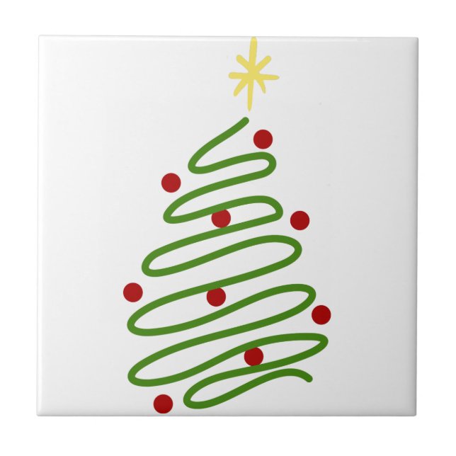 Azulejo Árbol de Navidad (Frente)
