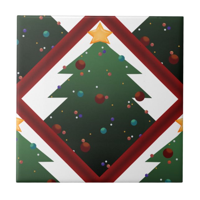 Azulejo Árbol de Navidad (Frente)