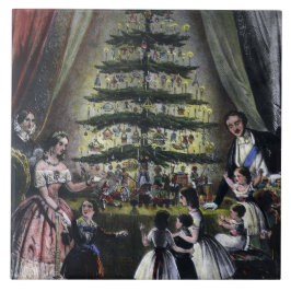 Azulejo Árbol de Navidad de la Reina Victoria