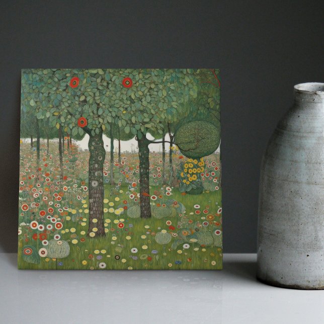 Azulejo Árbol de Oro de Klimt de la vida Resumen del Art N (Subido por el creador)