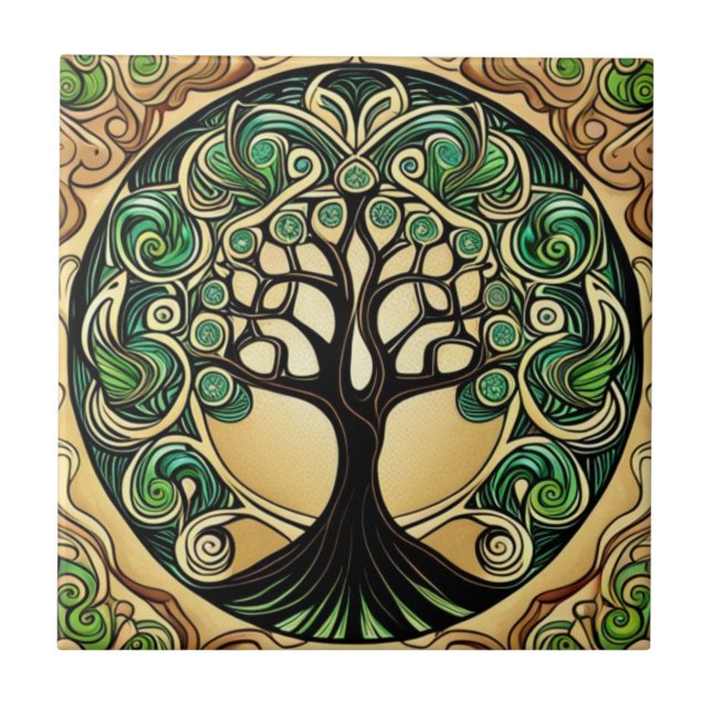 Azulejo Árbol de vida (Frente)