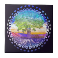 Árbol del amor de la vida, paz, balanza