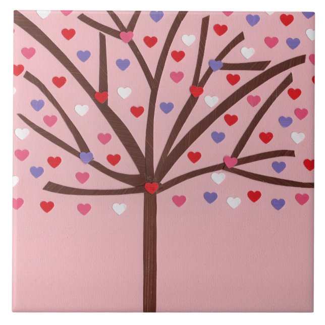 Azulejo Árbol del Corazón (Frente)