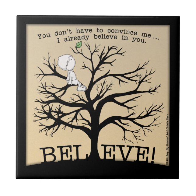 Azulejo Árbol en flor (Frente)