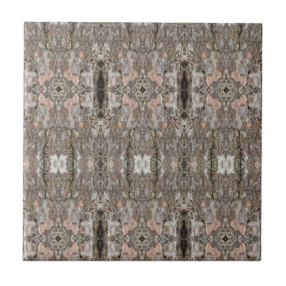 Azulejo Árbol Floral Escamas Corteza Patrón 4.25 Cuadrado