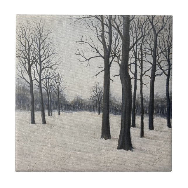 Azulejo Árboles de invierno (Frente)