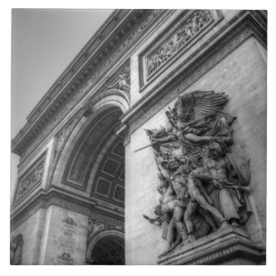 Azulejo Arc de Triomphe b/w