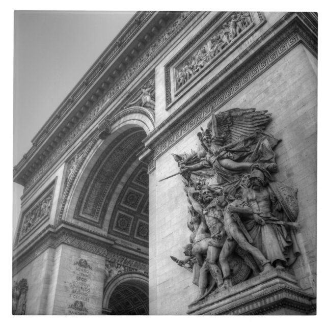 Azulejo Arc de Triomphe b/w (Frente)