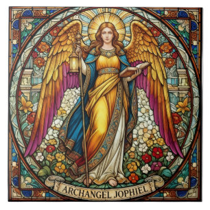 Azulejo Arcángel Jophiel Ángel de la Belleza y la Creativi