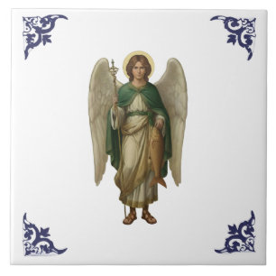 Azulejo Arcángel Rafael Ángel Arte Religioso
