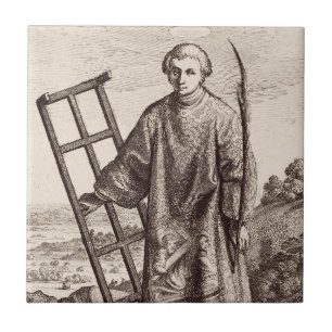 Azulejo Archivo de santo patrocinador de San Lorenzo