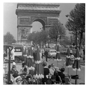 Azulejo Arco triunfal de París Francia Vintage