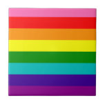 Azulejo Arcoiris Bandera gay LGBT Ceramic Tile<br><div class="desc">Arcoiris Bandera gay LGBT Ceramic Tile</div>