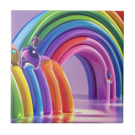 Azulejo Arcoiris distorsionados