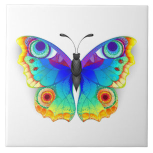 Azulejo Arcoiris mariposa Peacock Eye