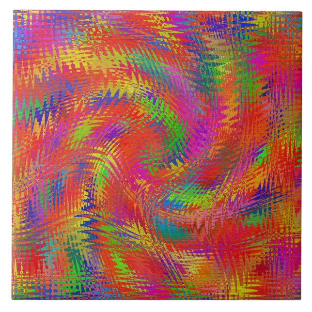Azulejo Arcoiris tejido (Frente)