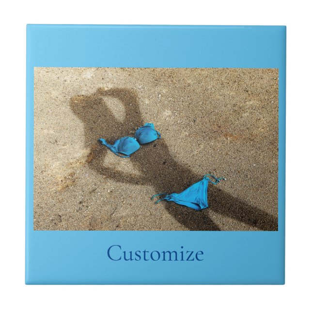 Azulejo Arena azul de Bikini Beach Thunder_Cove (Frente)