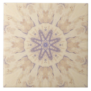 Azulejo Arena azul violeta vintage color de agua No4