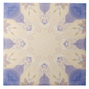 Azulejo Arena azul violeta vintage color de agua No6