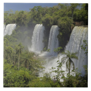 Azulejo Argentina, Cataratas del Iguazú al sol.