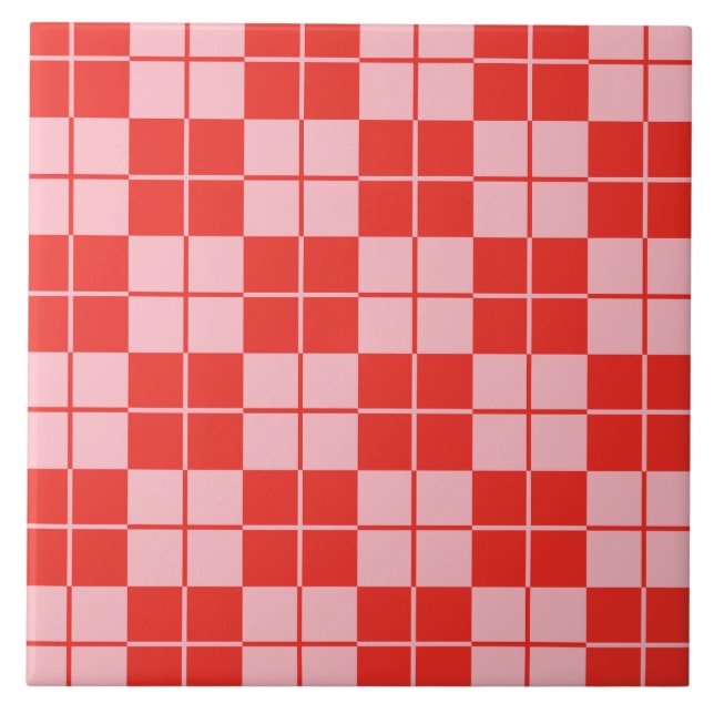 Azulejo Argyle Checkerboard Plaid (Frente)