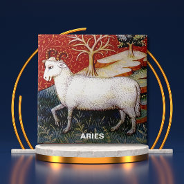 Azulejo Aries, la fiesta de cumpleaños del Rótulo Ram Zodi