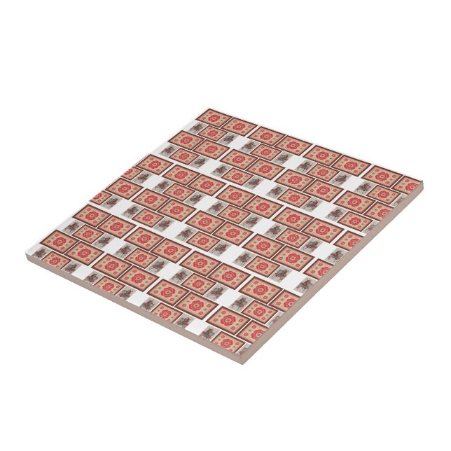 Azulejo Armador japonés de mosaico cerámico (Lado)