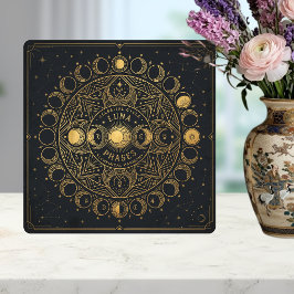 Azulejo Armonía Alquímica de las Fases Lunares Celestiales