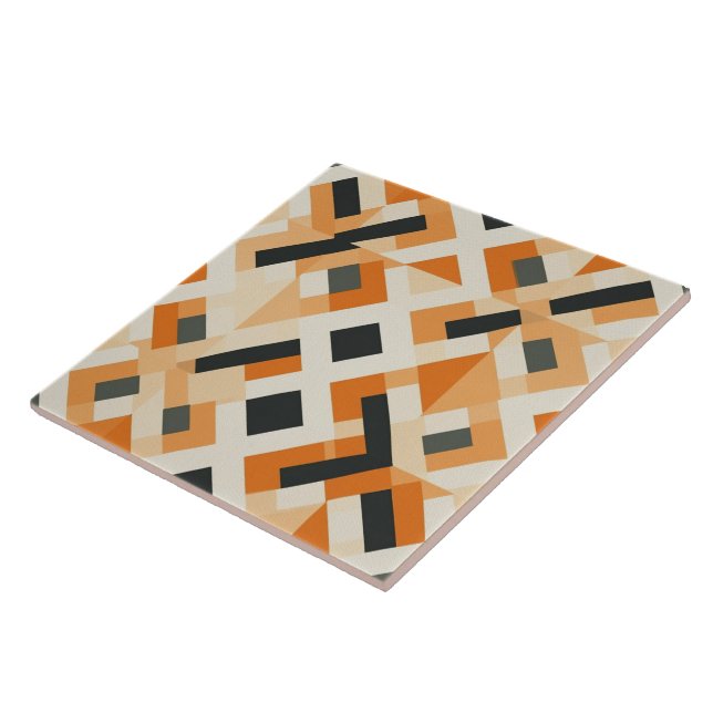 Azulejo Armonía de gradiente de albaricoquero cálido (Lado)