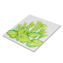 Azulejo 'Armonía en verde' en mosaico de cerámica