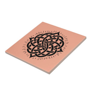 Azulejo Armonía Infinita: Arte de Símbolo Mandala Céltico
